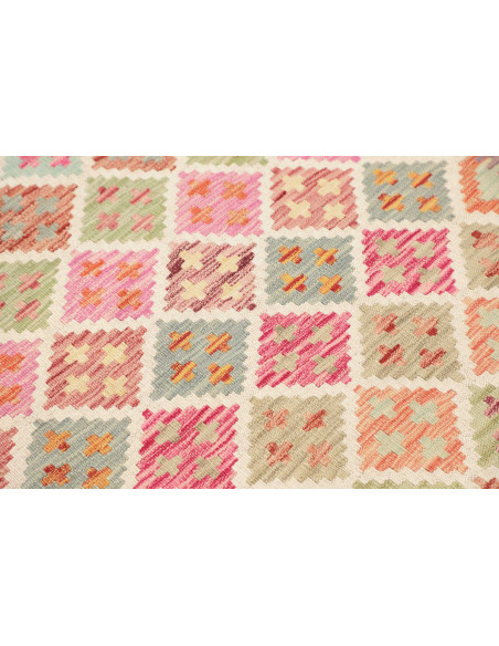 Kilim 105x196 Cm Kilim Afghanistan Hand-carded Wool (warp