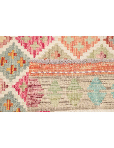 Kilim 105x196 Cm Kilim Afghanistan Hand-carded Wool (warp