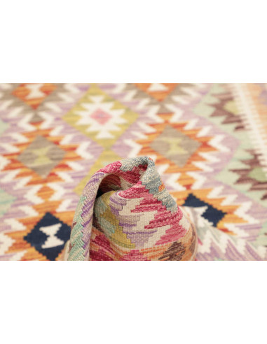 Kilim 104x198 Cm Kilim, Afghanistan, Hand-carded Wool (warp: