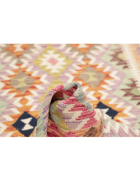 Kilim 104x198 Cm Kilim, Afghanistan, Hand-carded Wool (warp: