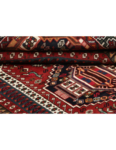 175x238 Cm Ghashghai Persia Lana ordito: Cotone 200.000