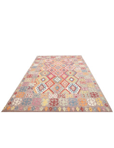 Rug Kilim Afghanistan beige red 203x300 2