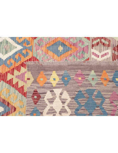 Rug Kilim Afghanistan beige red 203x300