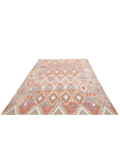 Rug Kilim Afghanistan beige maroon 155x198 2