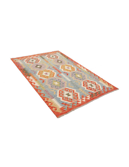Kilim 123x180 Cm Kilim Afghanistan, Hand-carded Wool (warp: