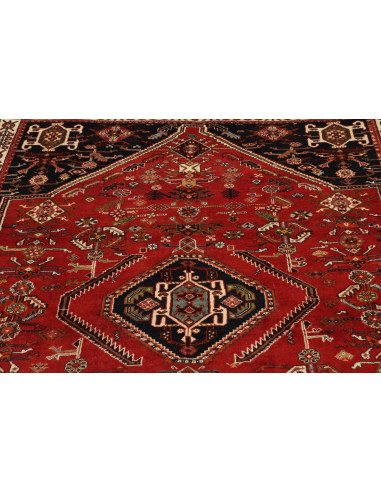Shiraz 158x246 Cm Shiraz, Persia, Lana Cardata A Mano