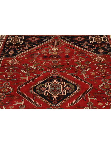 Shiraz 158x246 Cm Shiraz, Persia, Lana Cardata A Mano