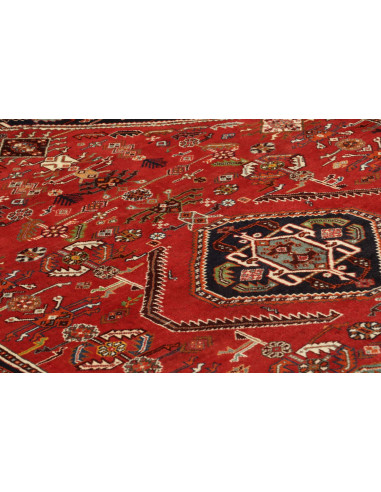 Shiraz 158x246 Cm Shiraz, Persia, Lana Cardata A Mano
