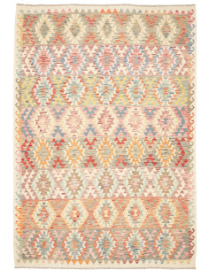 Tappeto Kilim Afghanistan marrone beige 207x303