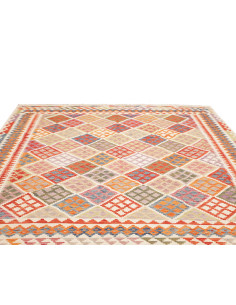 Rug Kilim Afghanistan yellow orange 259x298 2