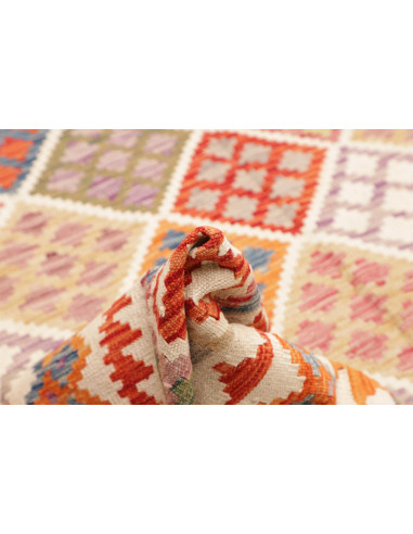 Rug Kilim Afghanistan yellow orange 259x298