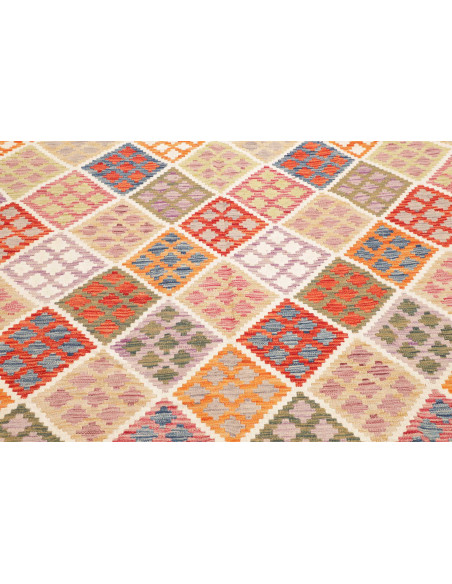 Rug Kilim Afghanistan yellow orange 259x298
