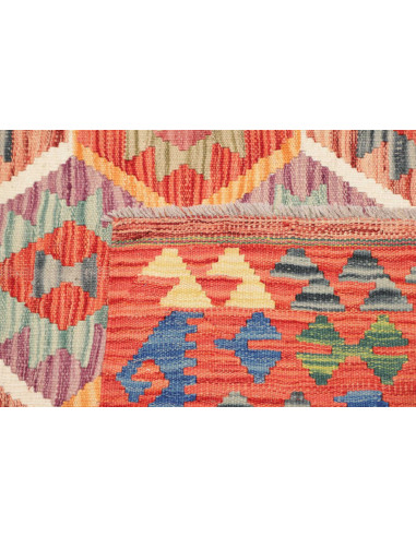 Kilim 126x176 Cm Kilim, Afghanistan, Hand-carded Wool, 0.3