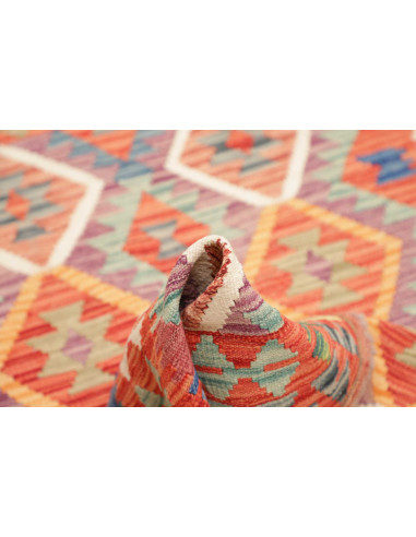 Kilim 126x176 Cm Kilim, Afghanistan, Hand-carded Wool, 0.3