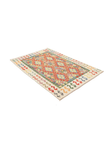 Kilim 127x178 Cm Kilim, Afghanistan, Hand-carded Wool (warp: