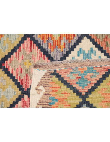 Kilim 131x191 Cm Kilim Afghanistan Lana Cardata A Mano