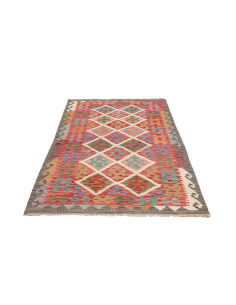 Kilim 122x183 Cm Afghan Kilim Hand-carded Wool 2
