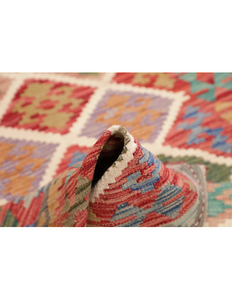 Kilim 122x183 Cm Afghan Kilim Hand-carded Wool