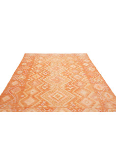 Tappeto Kilim Afghanistan arancione 203x291 2