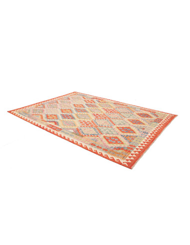 Rug Kilim Afghanistan beige orange 207x286
