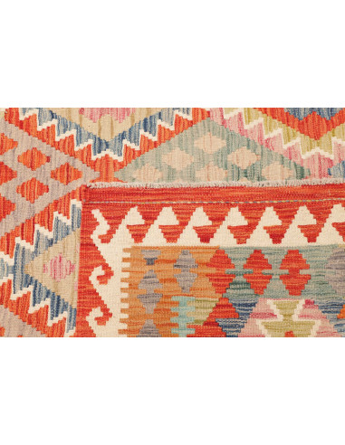 Rug Kilim Afghanistan beige orange 207x286