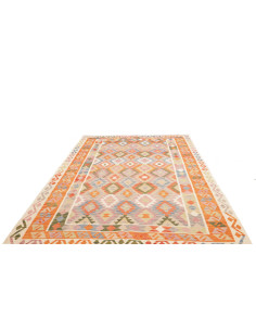 Tappeto Kilim Afghanistan giallo 196x296 2