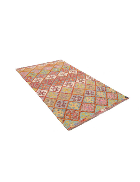 Kilim 119x192 Cm Afghan Kilim, Hand-carded Wool, Cotton