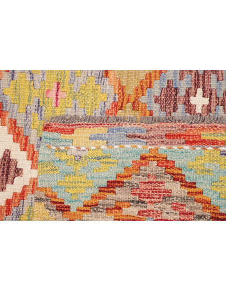 Kilim 119x192 Cm Afghan Kilim, Hand-carded Wool, Cotton