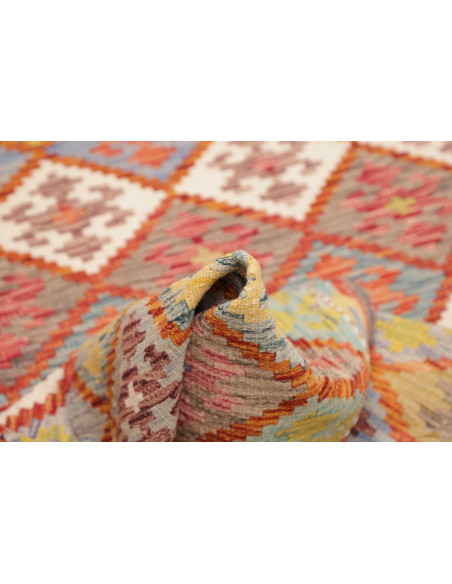 Kilim 119x192 Cm Afghan Kilim, Hand-carded Wool, Cotton