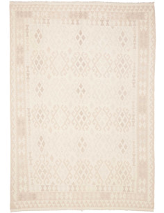 Rug Kilim Afghanistan white 204x287