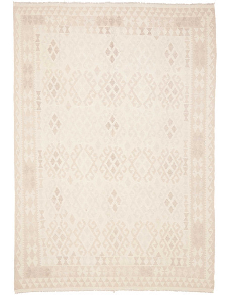 Rug Kilim Afghanistan white 204x287