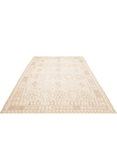 Rug Kilim Afghanistan white 204x287