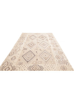 Tappeto Kilim Afghanistan bianco 208x315 2