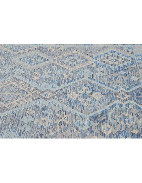 Tappeto Kilim Afghanistan azzurro grigio 181x234