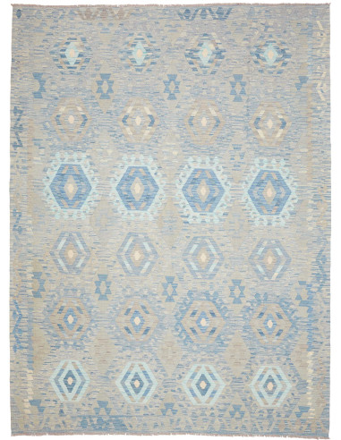 Tappeto Kilim Afghanistan beige grigio 219x294