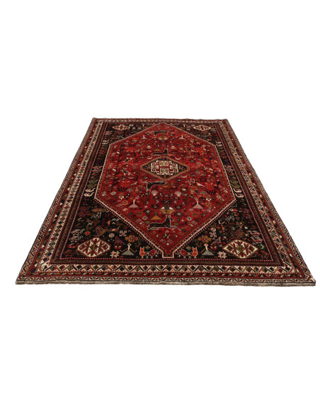 Shiraz 183x295 Cm Shiraz, Persia, Lana Cardata A Mano