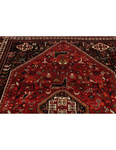 Shiraz 183x295 Cm Shiraz, Persia, Lana Cardata A Mano