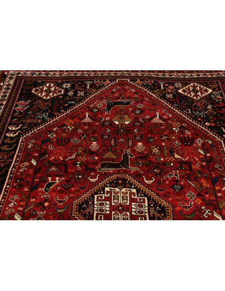 Shiraz 183x295 Cm Shiraz, Persia, Lana Cardata A Mano