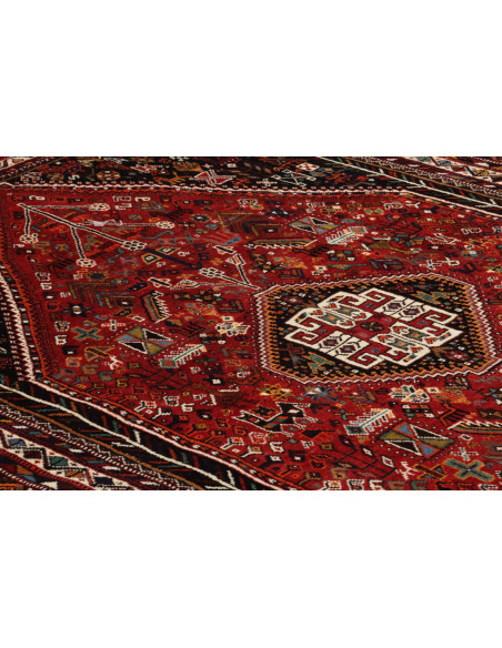 Shiraz 174x274 Cm Shiraz, Persia, Lana Cardata A Mano