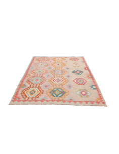 Kilim 154x200 Cm Kilim, Afghanistan, Hand-carded Wool (warp: 2