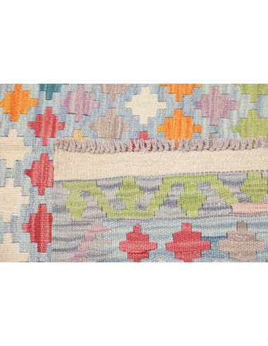 Kilim 152x197 Cm Kilim Afgano Lana Cardata A Mano Ordito In
