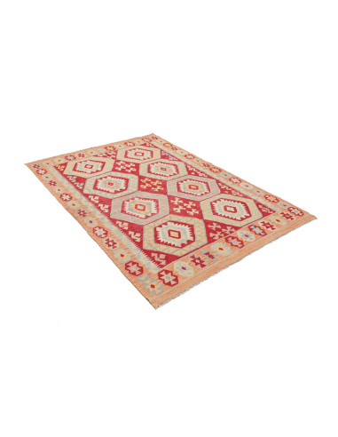 Kilim 142x200 Cm Kilim Afghanistan Lana Cardata A Mano 0.3