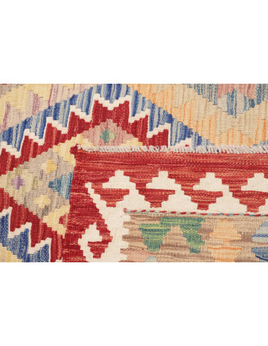 Kilim 158x196 Cm Kilim Afghanistan, Hand-carded Wool (warp: