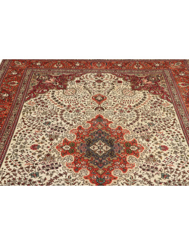 Tabriz 203x292 Cm Tabriz Persia Lana Cardata A Mano Cotone