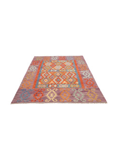 Kilim 148x200 Cm Kilim, Afghanistan, Hand-carded Wool (warp: 2