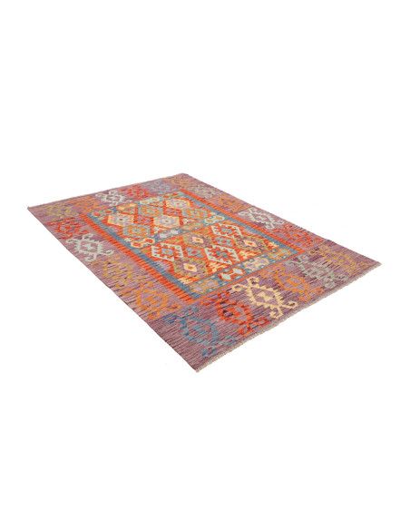Kilim 148x200 Cm Kilim, Afghanistan, Lana Cardata A Mano