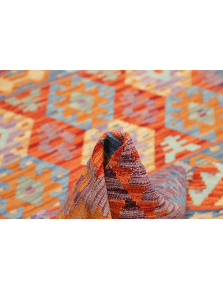 Kilim 148x200 Cm Kilim, Afghanistan, Hand-carded Wool (warp: