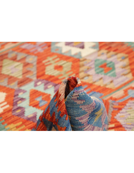 Kilim 148x197 Cm Kilim Afghanistan. Hand-carded Wool (cotton