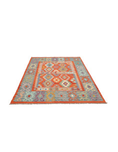Kilim 157x193 Cm Kilim, Afghanistan, Hand-carded Wool, 0.3 2