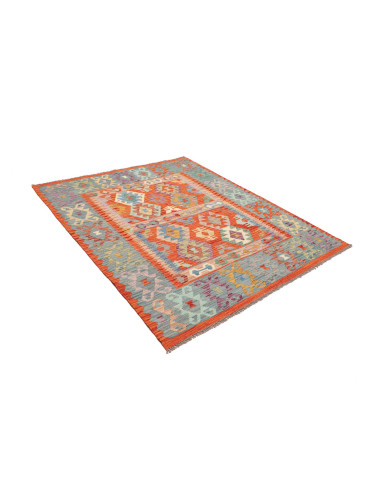 Kilim 157x193 Cm Kilim, Afghanistan, Lana Cardata A Mano,